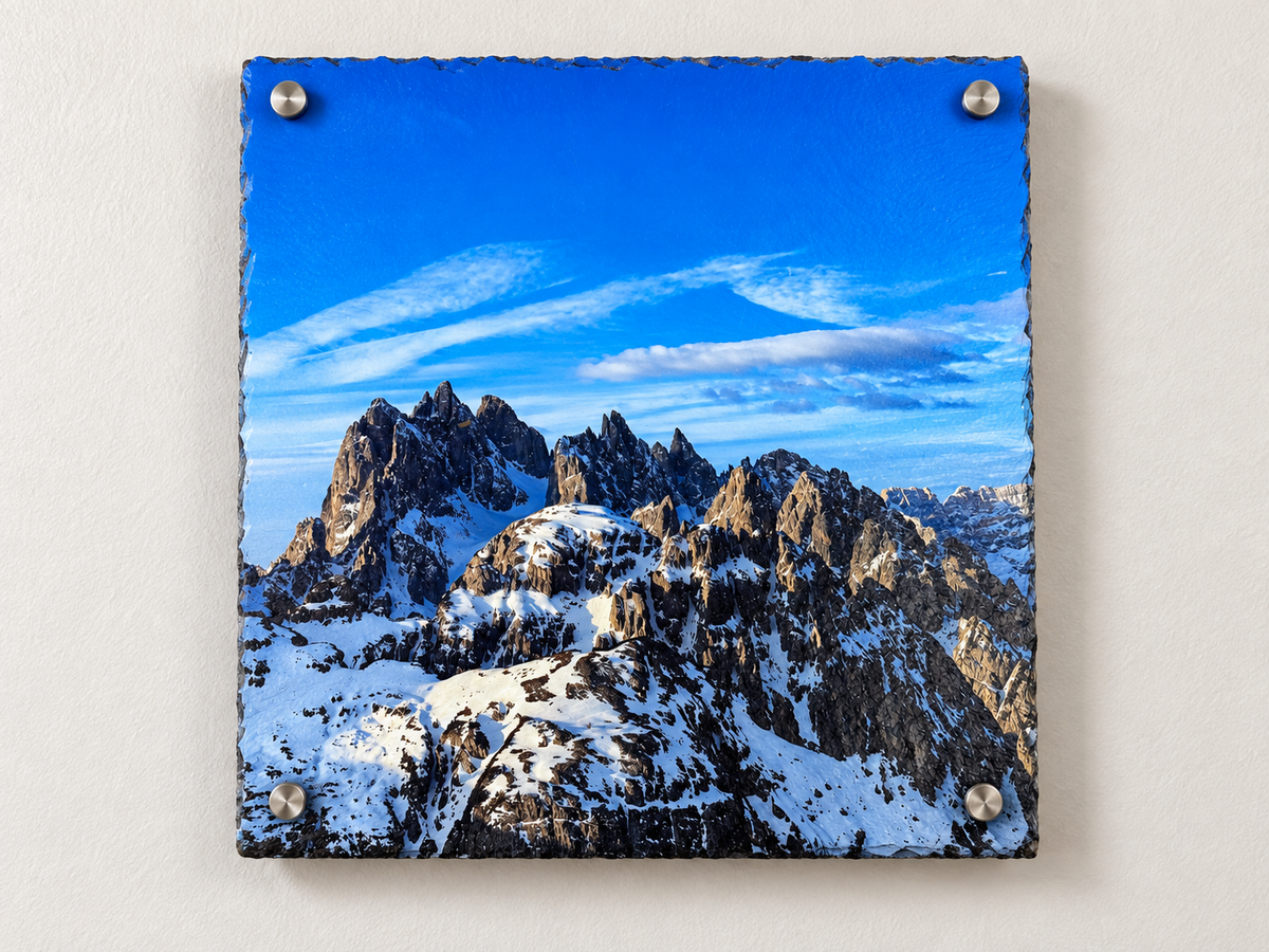 Photo Slate Wall Art, 33cm Photo Plaque
