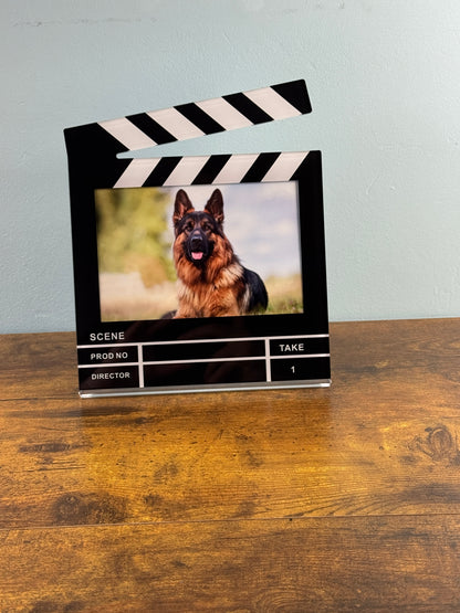 Movie Clapper Photo Frame