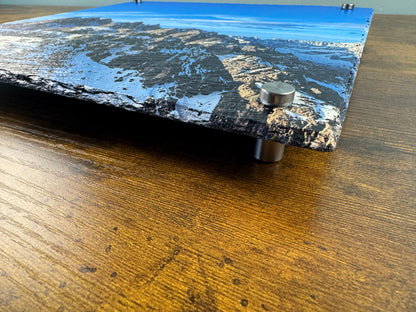 Photo Slate Wall Art, 33cm Photo Plaque