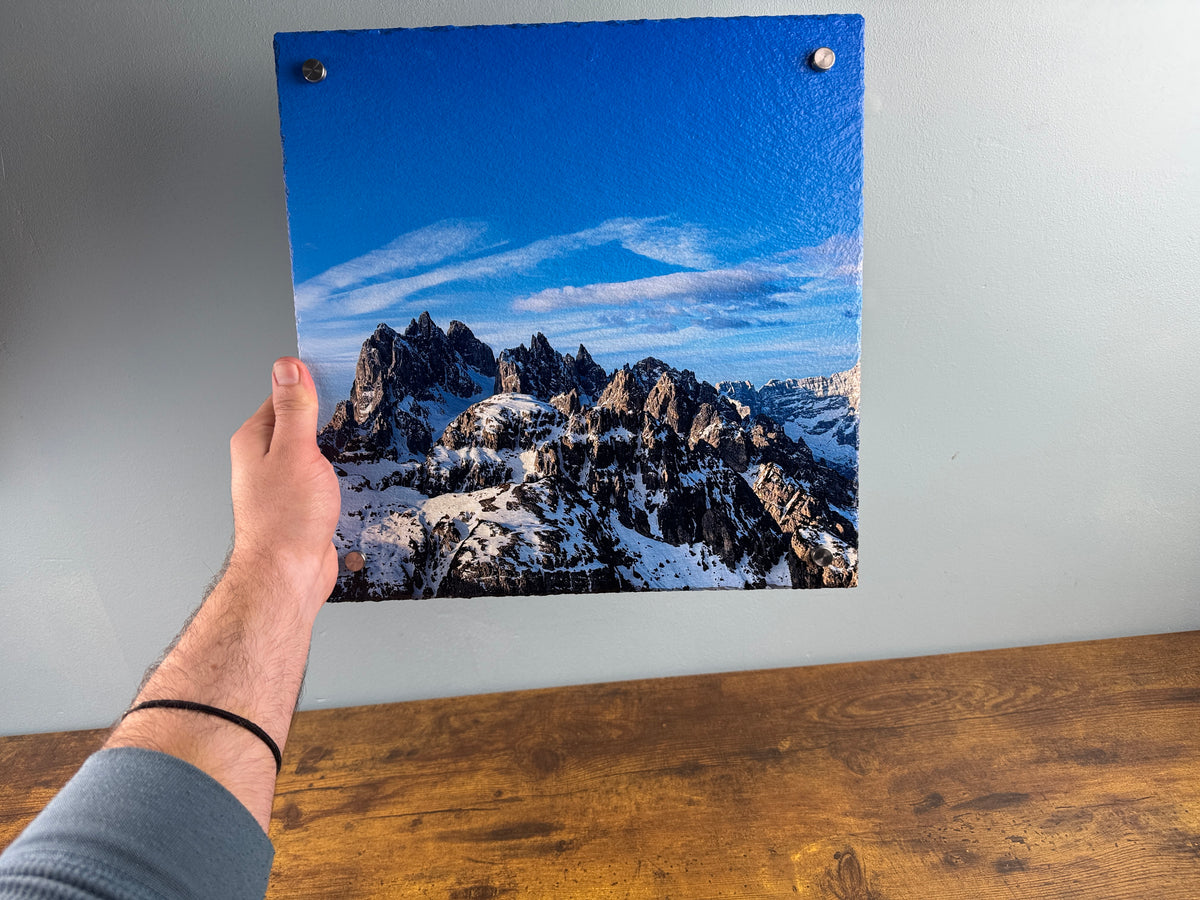 Photo Slate Wall Art, 33cm Photo Plaque