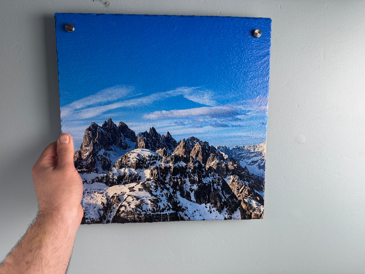 Photo Slate Wall Art, 33cm Photo Plaque