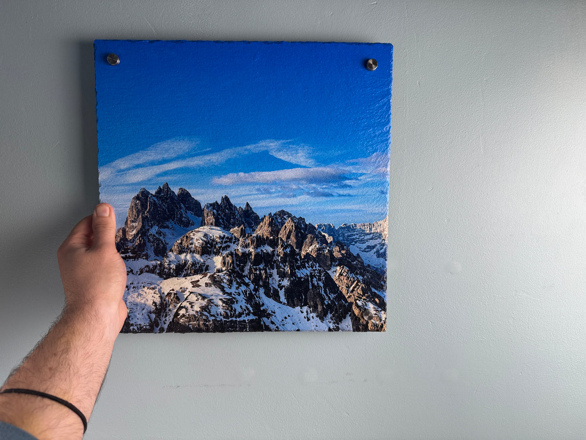 Photo Slate Wall Art, 33cm Photo Plaque
